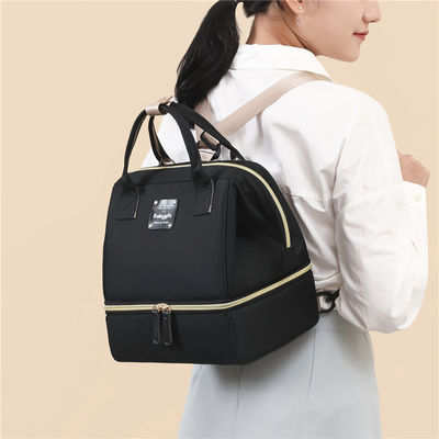تصميم جديد حقيبة حفاضات مقاومة للماء سعة كبيرة حقيبة سفر للأم متعددة الوظائف حقائب عربة للأم والطفل